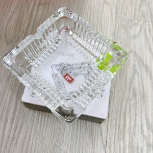 Gạt tàn thuốc lá Thủy Tinh DELI GLASSWARE hộp để tàn thuốc lá bằng thủy tinh sang trọng nhiều mẫu đẹp