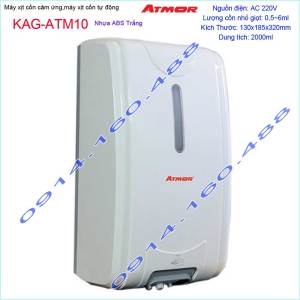 Máy xịt cồn cảm ứng Atmor KAG-ATM10 Máy phun cồn tự động 2 lít cao cấp dùng điện