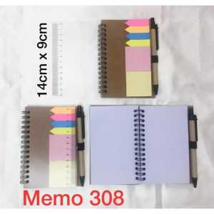 Buku Memo 308  blocknote notes buku souvenir custom memo sticky  sticky notes