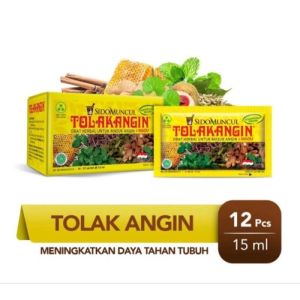 TOLAK ANGIN Herbal plus Madu 15ml x12 Sachet [Box]