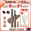 KIMUSE Eyebrow Cream Gel With Brush  2 IN 1 Pomade Brow Pencil Eyebrow Pencil Waterproof Eye Brows Gel Long-lasting & Waterproof Brow Makeup Brow Stamp. 