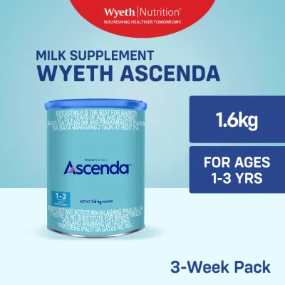 Wyeth Nutrition® ASCENDA® 3 Milk Drink for Toddlers 1 to 3 years old 1.6kg