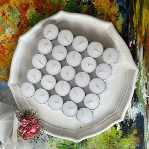 833 - Lilin Pembakar Minyak Aromaterapi isi 100 pcs Lilin Tanpa Aroma Tealight Party Wedding Candle