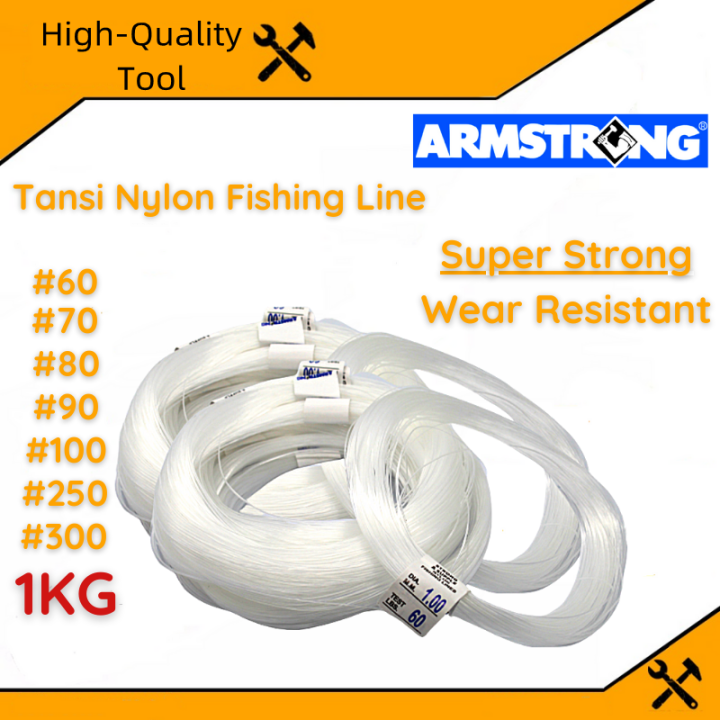 Armstrong Tansi Nylon Fishing Line Super Strong Tanse Nylon Line 1kg #60 To  #300 HIGH QUALITY
