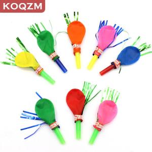 [COD] KOQZM KITCHEN 50PCS Colorful Blowouts Whistle Blowing Dragon With Balloon For Kids Birthday Party Favors Decoration Children Toys Supplies