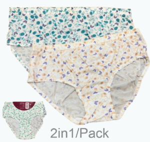 XXLXLLM Hi-Waist 100% Cotton Women Panties Lady Plus Size Loose Underwear Printed High Waist Briefs Soft Female Underpants Lingerie