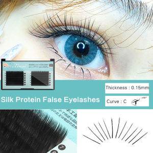 10-15mm Length Lash Eyelash Extension Curl C 0.15mm Thickness Grafting Eyelash Professional Salon Beauty