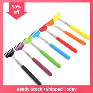🔥🔥🔥sjqgqx Stainless Steel Claw Back scraper Telescopic Retractable Back Massage Scratcher