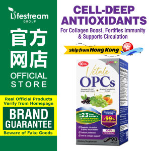 LABO Nutrition Vitale OPCs Cell Deep Antioxidants for Skin Collagen Varicose Veins Heart Circulation Immune Eyes Energy Supplement • 2.3 Times of French Maritime Pine Bark Extract • Made in Japan • 90 softgels