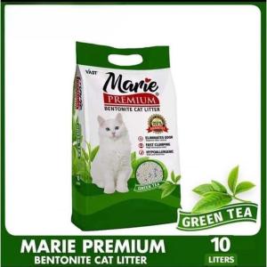 10L Marie Premium Bentonite Cat Litter Sand Pet Needs Essentials Fast Clumping Odor Eliminator
