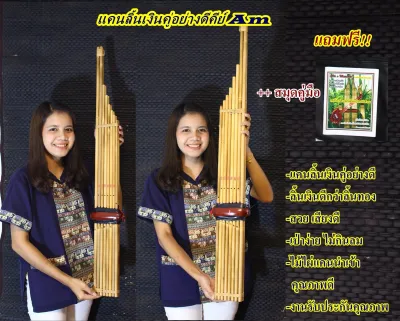 แคนลิ้นเงินคู่อย่างดีคีย์ Am ส่งฟรี!! แถมฟรีคู่มือ