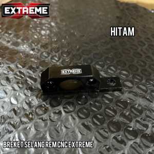 Breket Kleman Selang Kabel Rem Extreme CNC Tahanan Selang Rem Universal Semua Motor