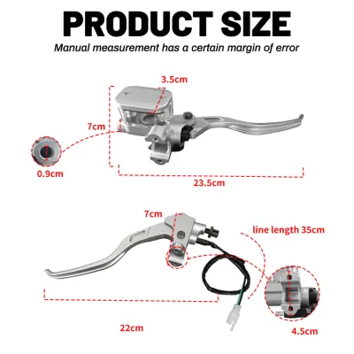 B22 Brake Master Pump Cylinder Clutch Brake Lever Single Smok Tank-UNIVERSAL Beat Scoop Pam Brek Motosikal Lever Brek