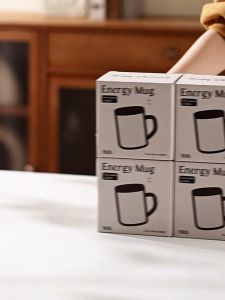 BHQ 304 Stainless Steel Insulated Coffee Mug with Lid Double Layered Thermal Cup Cute Style 500ml