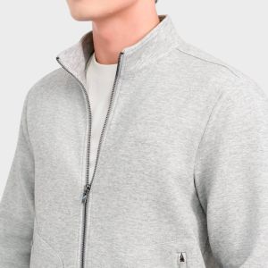 Áo Khoác Nam Aristino Cổ Stand Bo Tròn Tối Giản Dáng Regular Fit Thời Trang Nam Cao Cấp AJK001EDP01