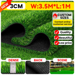 XLX TURF 30MM High-Quality Mall Artificial Turf 3mx20m(Unbroken) | Commercial Turf Carpet | Affordable Swiss-Made Artificial Turf (Full Green) | Custom Sizes | UV-Resistant and Drainage-Resistant | 5-Year Warranty | COD 假草