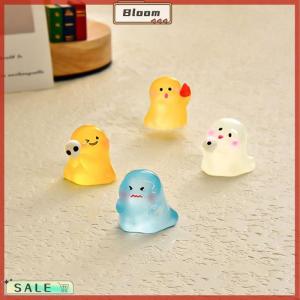 Follow Get New[Bloom Z] Mini Luminous Halloween Ghost Ornament Cartoon Doll Micro Landscape Dollhouse Model Car Interior Home Desktop Decoration