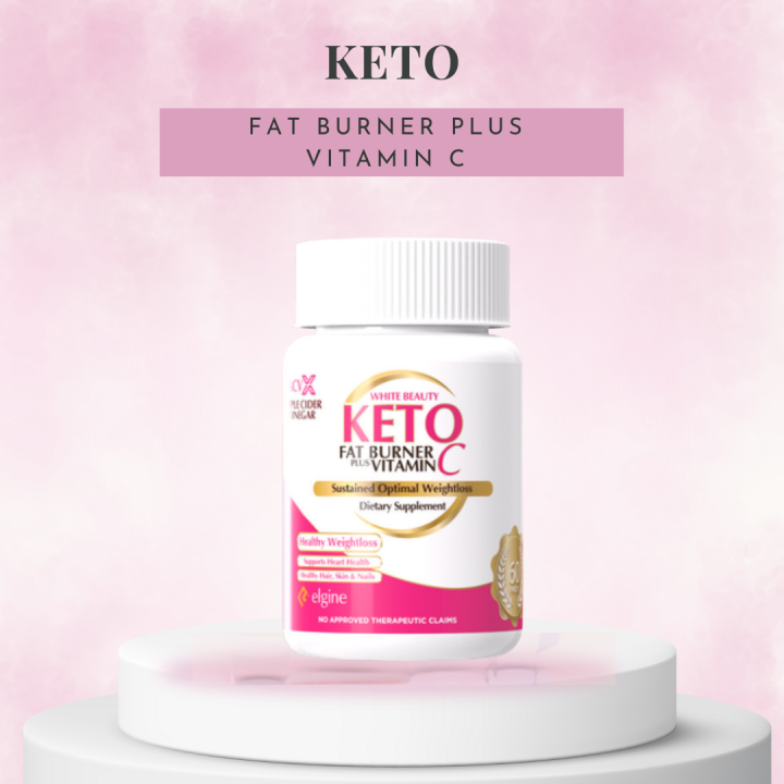 WITH FREEBIE White Beauty Keto Fat Burner Vitamin C 60 capsule