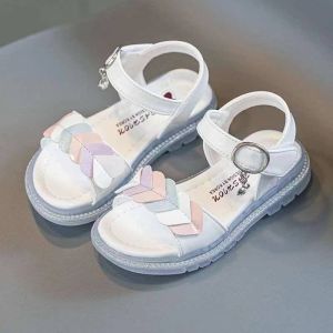 Girls Sandals Princess Shoes Fashion Shoes Sandals for Kids Girls Soft Sole Non-Slip Beach Shoes  3 To 12 Years Old