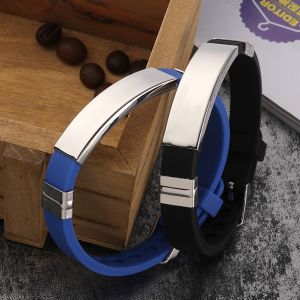 SILICON Stainless Steel gelang WANITA TITANIUM MODEL WARNA WARNI