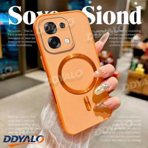 Magnetic Color Block Ultra Thin Casing para sa OPPO A6 Pro 5G Phone Case Drop Protection Soft Edge Hard Cover With Raised Camera Protection