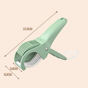 Multifunctional Stainless Steel Fruit Vegetable Slicer Manual Ham Cucumber Salad Chopper Dicer Kitchen Gadget