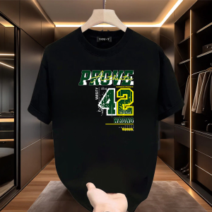 LC.TRADING  เสื้อยืดพิมพ์ลายแฟชั่นใหม่  เนื้อผ้าดี ใส่สบาย มี5สีให้ได้เลือกใส่  โปรโมชั่นราคาสุดคุ้ม ส่งไว B0013