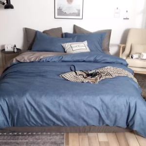 ins Internet Celebrity Style Four-Piece Bed Sheet Set 1.2m1.5 Rice 1.8 Childrens Cartoon Bedspread 4 Three-piece Student Set LZD