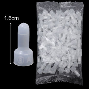 1000/100ชิ้นฝาปิดปลายลอน CE-2X สายสายไฟฟ้าสายข้อต่อปิดฝาครอบสายชุดขั้วต่อรูปทรงจุกนมปลอมทำจากไนลอน