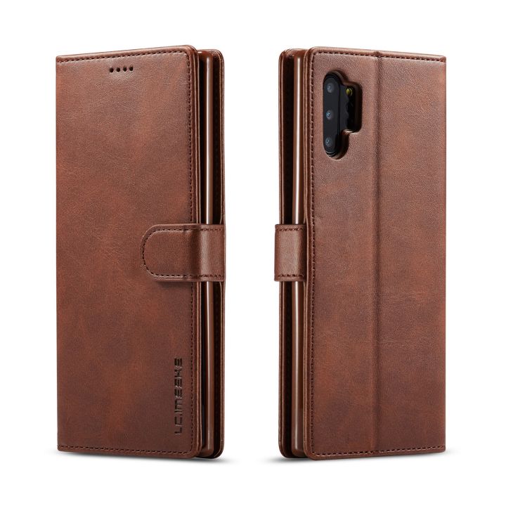 Brown Flip Cover For Samsung Galaxy Note 10 Lite Luxury Genuine