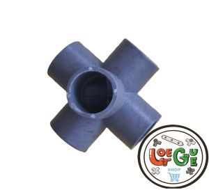 5 Way PVC sambungan fitting konektor side tee elbow pipa pvc 5 cabang arah warna Putih & abu-abu ukuran 1/2  3/4  5/8 & 1 inch