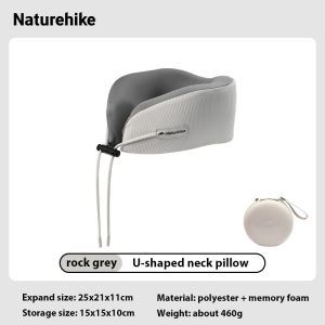 Naturehike outdoor travel U-shaped neck pillow support Rest Cervical Airplane car Memory Foam Travel Pillow