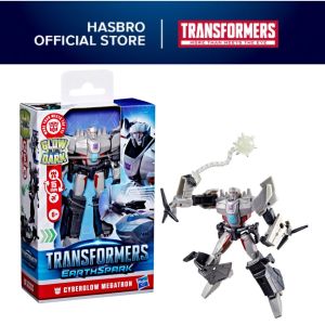 Transformers EarthSpark Cyberglow Megatron 5-Inch Action Figure Converts in 15 Steps Robot Toys for Boys & Girls 6 and Up