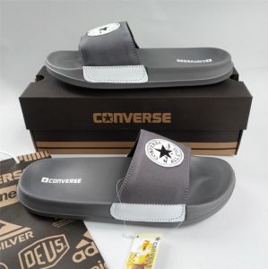 Sandal Converse91 Chuktaylor 2 Kanvas Grey Bahan Ringan Empuk / Sandal Slip On Sport Casual Pria terbaru