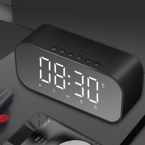 AuthenticRapid logistics excited Original BT501 Portable Wireless Bluetooth Speaker Alarm Clock for PC Laptop Phone