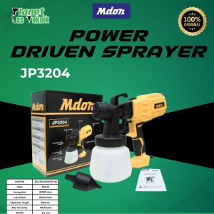 MDON  JP3204 SPRAY GUN ELEKTRIK SEMPROTAN CAT LISTRIK EDON ED11-3204 / MDON JP3204 SPRAYGUN ELEKTRIK semprotan cat tanpa kompresor kuas elektrik semprotan cat tembok alat cat tembok rumah spraygun  EDON ED11-3204 SPRAYGUN ELEKTRIK SEMPROTAN CAT