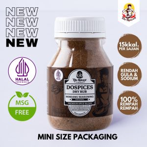 Dospices Rendang Seasoning [mini size] Original - 55gr | Healthy Dry Rub | Bumbu Marinasi Rendah kalori | 55 Gram Bumbu Rempah-Rempah