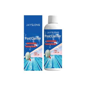 Jaysuing swimming pool clarifier daily cleaning swimming pool scale odor water clear and convenient cleaner
