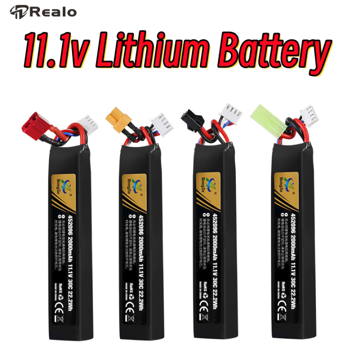 Lithium Battery 7.4V 11.1V 2800mAh RC Lipo Battery Rchargeable Tactical EditionCar Remote