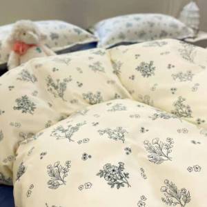 ลายใหม่เดือนนี้!! ชุดผ้าปูที่นอนครบเซ็ต ผ้านวม+ผ้าปูที่นอน+ปลอกหมอน พร้อมส่ง มีเก็บเงินปลายทาง