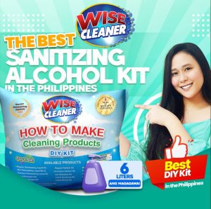 ALCOHOL SANITIZER DIY KIT - WISE CLEANER