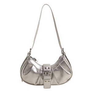 Modern PU Leather Shoulder Bag for Women Y2K Fashion Crossbody Bag with Multiple Pockets for Convenience