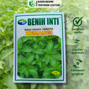 Bengih Unggul KEMANGI 5 gram Asli cap Benih Inti