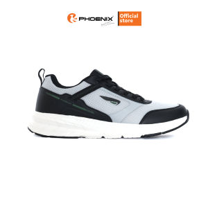 Phoenix Dexton Sepatu Running Pria - Black/Grey