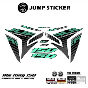 Stiker striping mx king 150 grafis variasi 054