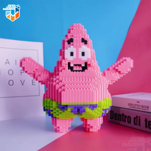 SMY Toystown Patrick Star Medium Mainan Bangunan Nano Block Bricks Mainan Edukasi Balok Susun Mainan Anak Mainan Tumpuk Balok Karakter Kartun Animasi 3D