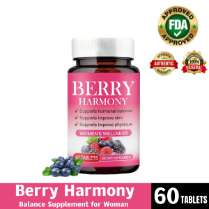 Berry harmony supplement legit original official store for women berry hormonal balance food supplement zinc by elicare hormone wellness dietary skin care slim whitening detox beauty berry supplements 60 tablets