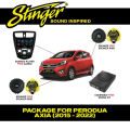 Perodua Axia Stinger Full Set Speaker & Android Player. 