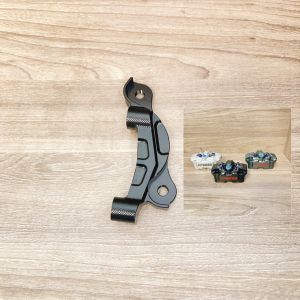 Pad Ex135/Sirius đĩa 260/267mm heo dầu Fando 4 Pis ton màu đen