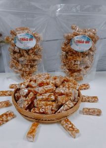 (FREESHIP) 1kg Kẹo mè xửng mềm dẻo ít ngọt túi zip 500gr